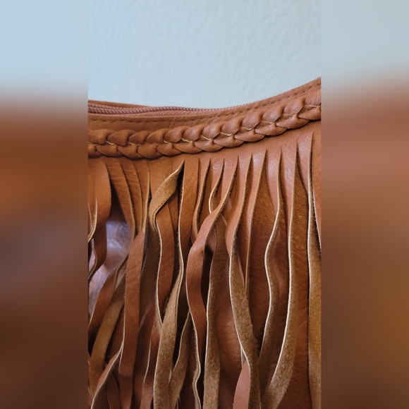 over shoulder fringe purse - Picture 2 of 5